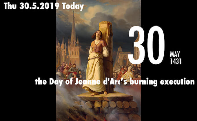 5月30日はジャンヌ・ダルクが火あぶりの刑に処された日!の画像1