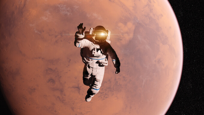 NASA火星画像に巨大エイリアンの死骸！ 身長4m、黒いスーツを着たサラリーマン風…！の画像1