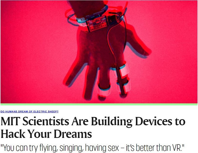 MITが夢をハッキングするデバイスを開発! 内容操作で飛んで歌ってSEXも… 「VRより優れている」研究者断言!の画像3