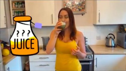 「精液スムージー」がコロナを撃退!? 免疫力UPのため精液を愛飲する女!の画像3