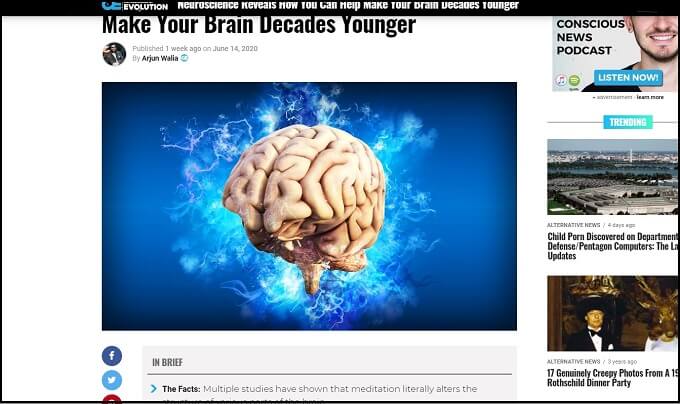 脳を「25歳若返らせる」最強のアンチエイジング法を科学者が発見！ たった8週間で脳に構造的変化...ストレスも激減！の画像1