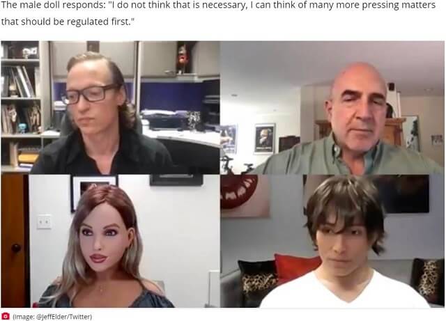 セックスロボットが人間の質問に次々返答! CEOも驚愕の人工知能…SEXロボ規制問題にも言及!の画像1