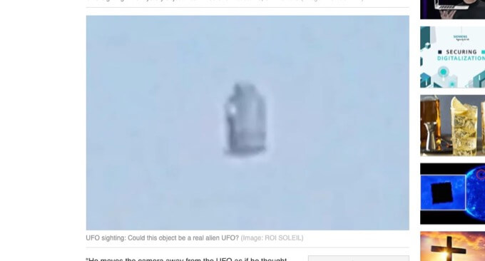 【衝撃】あまりにも奇妙なミルク缶型UFOがスイス上空に出現!! ナチス製UFOとの類似点も… 識者も愕然「歴史的な事態」の画像2