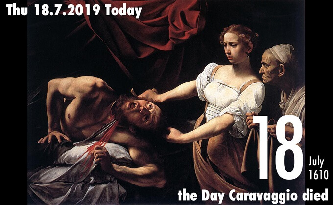 7月18日はバロック画家ミケランジェロ・メリージ・ダ・カラバッジョの死亡した日! 有名画家から殺人逃亡犯への転落...の画像1