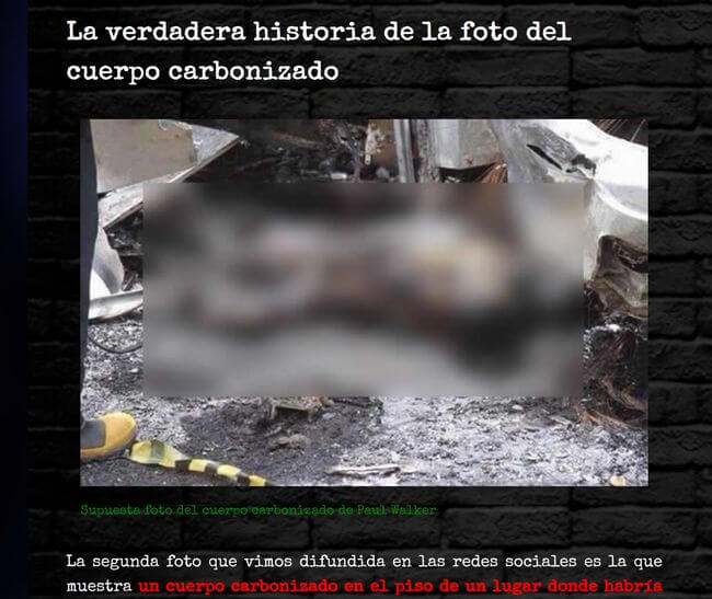 【超・閲覧注意】これがポール・ウォーカーの死体画像なのか!? 裂けた顔面、焼け焦げた遺体… ネットで拡散する衝撃写真の真偽は?の画像1