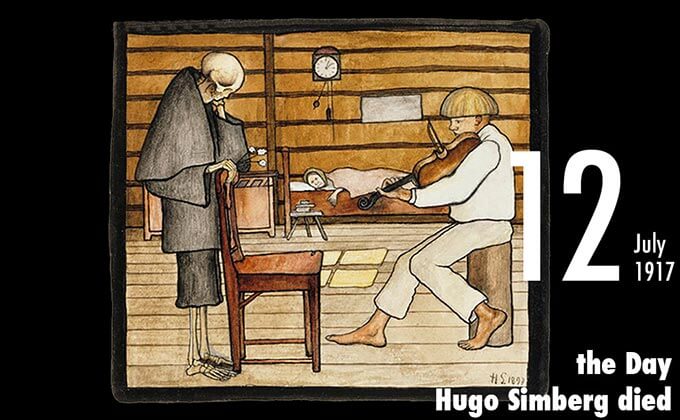 7月12日はフィンランドの国民的画家・ヒューゴ・シンベリが死亡した日！ 死をテーマにした独特の作品群の画像1