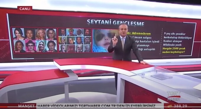 ついにトルコ放送局が陰謀薬品「アドレノクロム」を大々的に報道！ 常用セレブも暴露、幼児虐待成分と若返り効果の真偽は!?の画像1