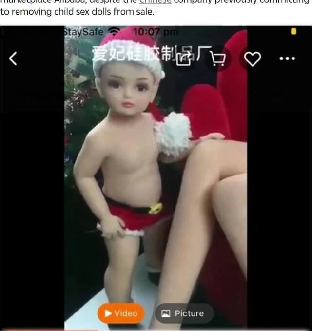 中国人が児童セックスドールの他国向け通販開始! 性器や肌触りを完全再現… 「幻想を促進」専門家も危惧の画像1