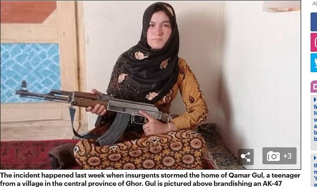 14歳少女、両親を殺した「タリバン」戦闘員を射殺! AK-47をブッ放し壮絶復讐、怒りのアフガンを世界が賞賛!の画像1