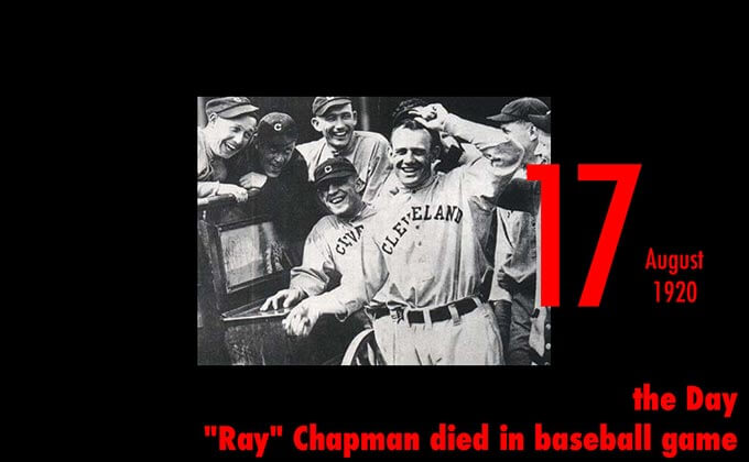 8月17日は人気メジャーリーガー、レイ・チャップマンがデッドボールで死亡した日！ こめかみを直撃、耳からは血が流れ…の画像1