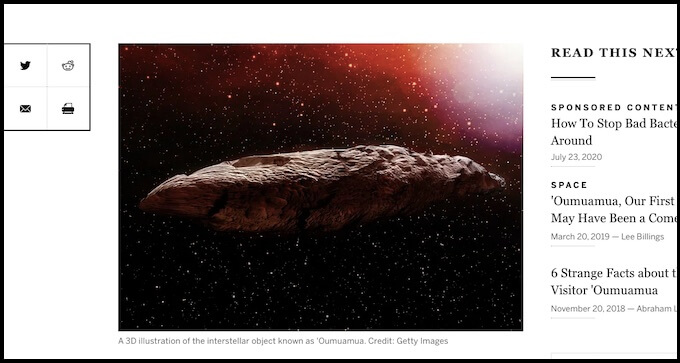 【結論】謎の天体オウムアムア、やはり宇宙人の偵察船だった!! ハーバード大教授が彗星説を完全論破「氷なら到着前に燃え尽きる」の画像1