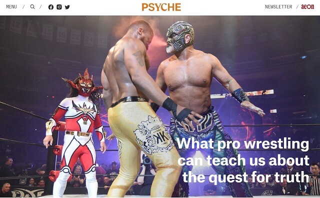 「プロレスの哲学性は異常に高い」ついに学術誌が掲載! プロレス観戦=真理の追求だと結論づけられる!の画像1