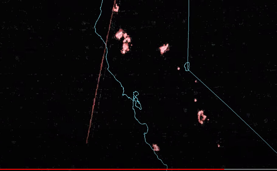 HAARPの次にやばいエネルギー兵器「DEW」が山火事を引き起こしている証拠映像が流出！ レーダーに光線がはっきりの画像3