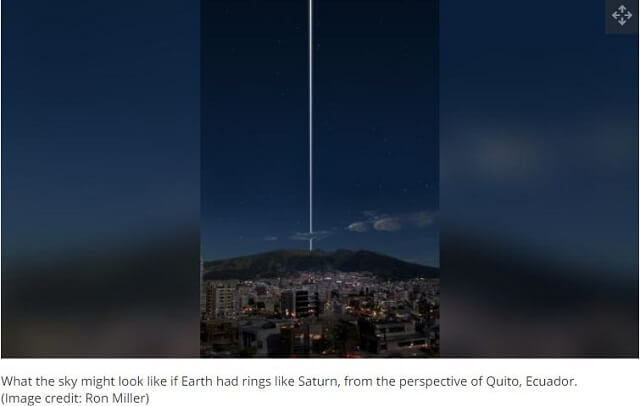 もしも地球に「土星のようなリング」があったら何が起きる!? 文明やテクノロジーは激変… 想像図も公開される!の画像1