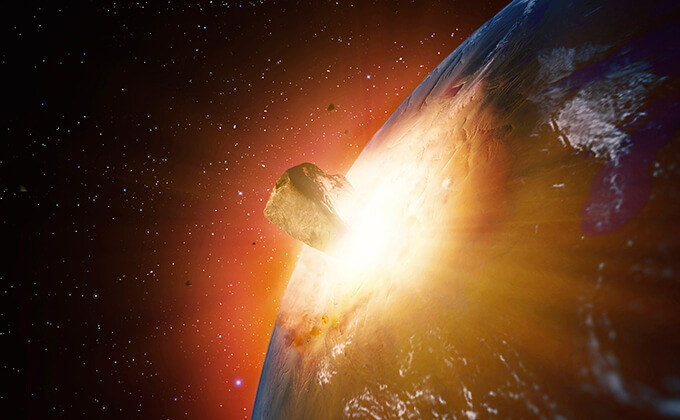 【悲報】18日8時50分に「小惑星衝突」で人類滅亡へ！ シルバーウィーク撃沈、都市破壊クラスの隕石が爆速で接近中、回避不可！の画像1