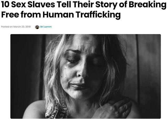 人身売買で性奴隷になった女性10人の壮絶すぎる実話! 実父に、奴隷タトゥー、救助者の正体は… 現代の奴隷貿易の画像1