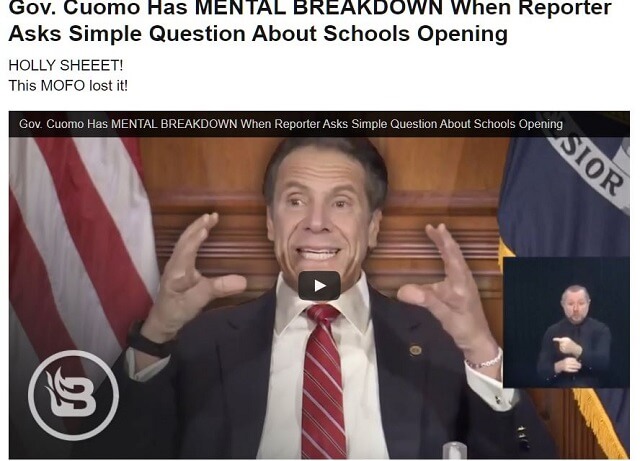 クオモNY州知事のヒステリック言動が急加速、全米メディアがドン引きの異常事態! ブチ切れ、マウント、見下し、強弁… 何があったのか?の画像1