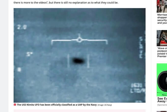 【重要】元CIA長官が「エイリアン関与の可能性」を示唆!公式UFO動画ニミッツに重要言及の画像2