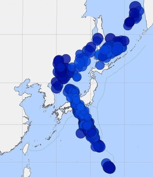 【警告】2カ月以内に茨城県日立市や宮城県岩沼市を巨大地震が襲う!? 独自分析で「異常震域の法則」発見、恐ろしいパターンが進行中!の画像2