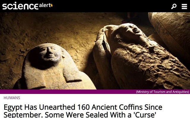 ツタンカーメンの呪いだけじゃない! 2500年の呪いを封印するエジプトミイラの正体判明!の画像1