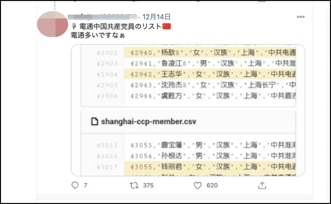 【緊急速報】中国共産党スパイ195万人のリスト流出か!? トヨタ、みずほ、電通にも多数潜入の可能性… 戦慄の実態判明!の画像4