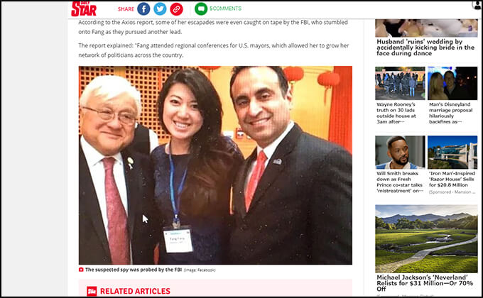 中国美人「女スパイ」のハニトラに米議員がかかる! 米市長2人とセックス…有能な政治家を次々虜にした方法が判明!の画像5