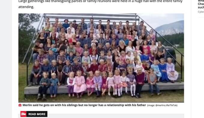 妻27人と兄弟姉妹150人、超一夫多妻家族のメンバーが知られざる実情を暴露! 想像を超えた「カルト的」家族の形に戦慄=加の画像1