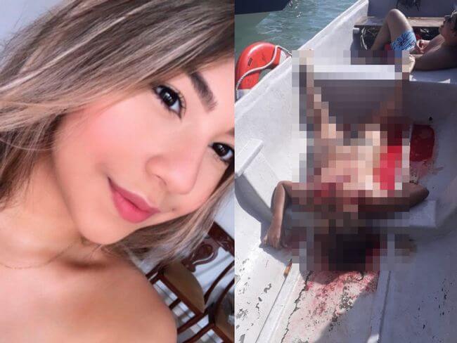 【閲覧注意】船のスクリューに巻き込まれた美人女子大生、全身を切り刻まれて即死! 血に染まる海…!=コロンビアの画像1