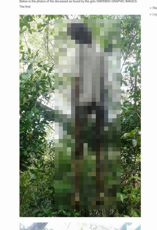 【閲覧注意】森の中で2カ月放置された首吊り自殺者はこうなる! 妻に逃げられた大麻乱用者、見るも無残な腐乱死体に=ケニアの画像1