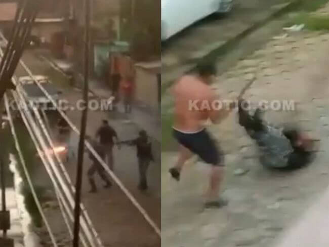 【閲覧注意】銃で撃たれても止まらない最凶の暴走男出現!! 完全にコントロール不能、警官も逃げ出し…!=ブラジルの画像1