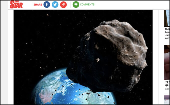 バイデン大統領就任式の瞬間、6つの小惑星が地球衝突の可能性? NASAが「潜在的に危険」と警告!の画像2