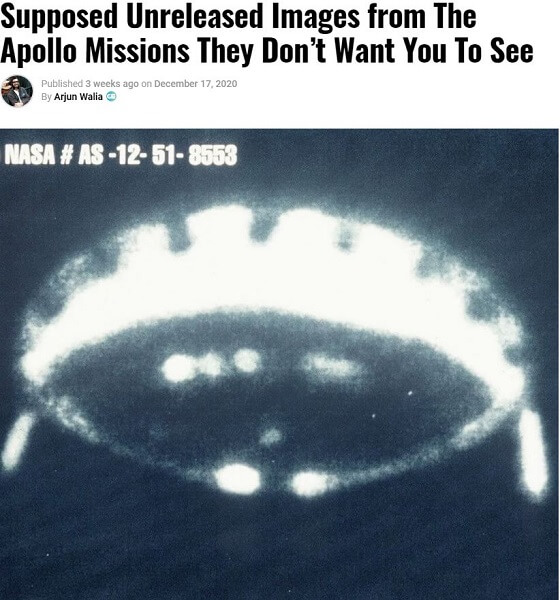 流出した「NASAが絶対に見せたくないUFO写真」が衝撃的すぎる! 隠蔽体質と大衆操作の実態… 元関係者が次々暴露、CIAもグルか!の画像1