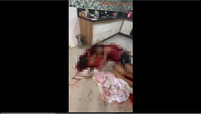 【閲覧注意】元恋人を惨殺後、激しい後悔に襲われ死体を抱きしめる男!! 血塗れで唱える謝罪の言葉… 異様すぎる現場映像=ブラジルの画像1