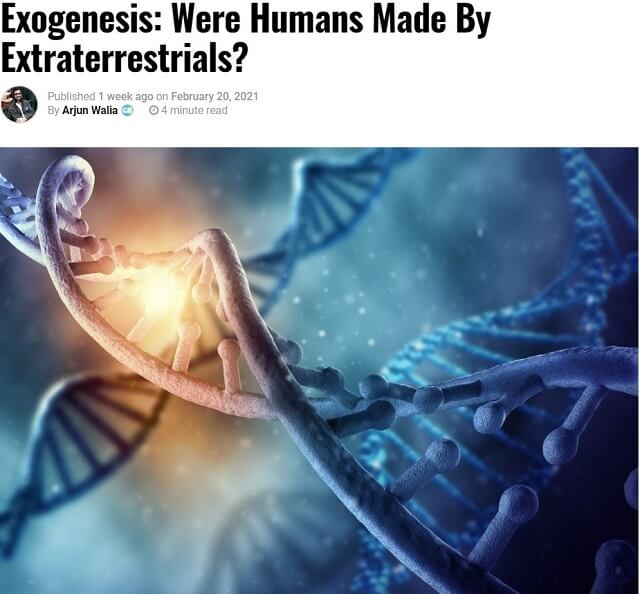 人類はエイリアンによって造られた生物だった!? DNA二重螺旋の発見者も断言、揺らぐ「神」の定義!の画像1