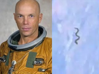 「宇宙で泳ぐ蛇を見た」NASA元宇宙飛行士が暴露！エイリアン実在…2メートルの白い龍のようなものを撮影！