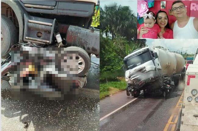 【閲覧注意】一家5人が全員死亡した悲惨すぎる交通事故の決定的瞬間! 金属のボールと化した車からはみ出す死体…=ブラジルの画像1