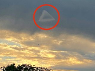 “スケルトンTR-3B”が夕空に出現、UFO研究者たちもビビった衝撃写真公開！ エイリアン技術の「絶対的な証拠」ついに登場！