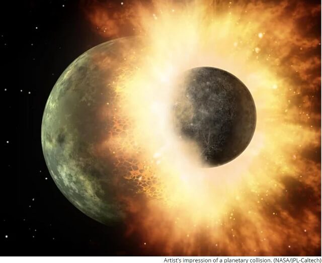 地球に宇宙から来た塊「テイア」が埋まっている痕跡発見! 月はそこから生まれた副産物… ジャイアント・インパクト説に有力証拠か!の画像1