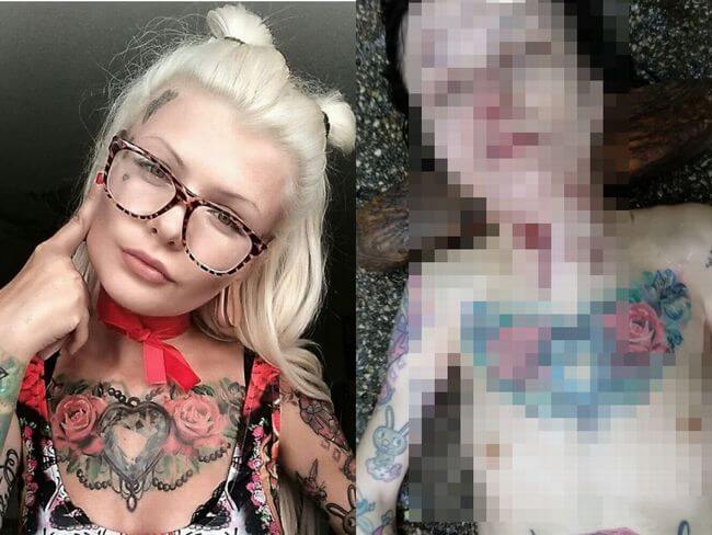 【閲覧注意】全身99カ所をメッタ刺し… 著名タトゥーアーティストの美女が惨殺される!! 悪魔のような身体改造男の凶行=ウクライナの画像1