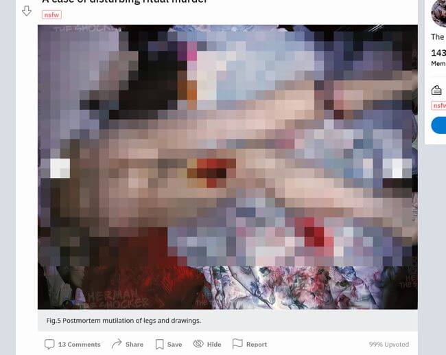 【閲覧注意】本当の悪魔儀式で惨殺された女性が悲惨すぎる!! 首絞め、血抜き、解体、カニバリズム… 人身御供の狂気と現実=仏の画像1