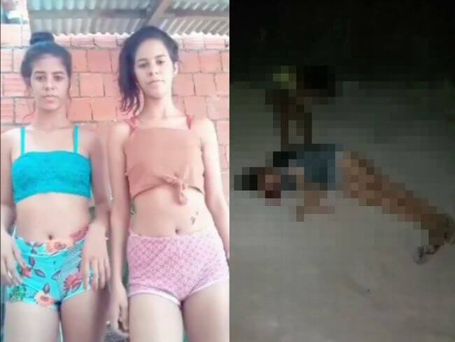 【閲覧注意】美人双子姉妹TikTokerが処刑される激ヤバ映像流出!! 執拗に撃ち込まれる銃弾、ギャング絡みか?=ブラジルの画像1