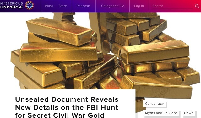 米未解決歴史ミステリー「デンツランの埋蔵金」とは!? 伝説の南北戦争時代の金塊をFBIが回収して奪った可能性、極秘文書で発覚!の画像2