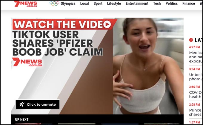 「ファイザーワクチン接種後に巨乳化」報告相次ぐ!! Aカップが突然Cに… 「6週間後に検査を」医師も勧告!の画像2