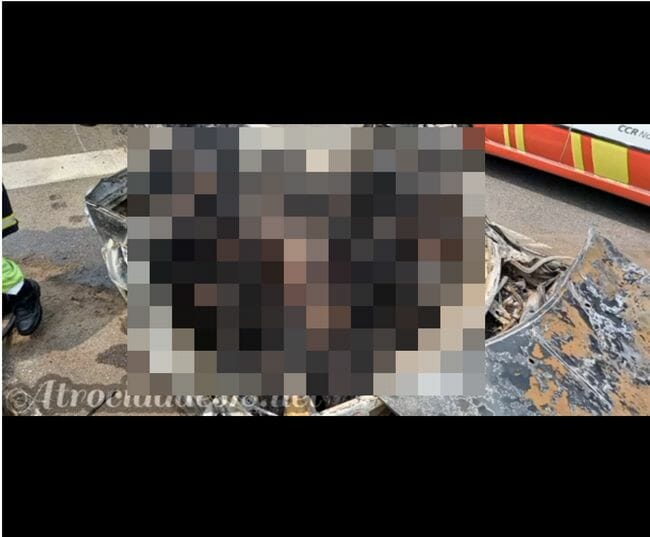【閲覧注意】囚人護送車が炎上、6人丸焼け死の現場が壮絶すぎる! 見たら呪われそうな苦悶の表情=ブラジルの画像1