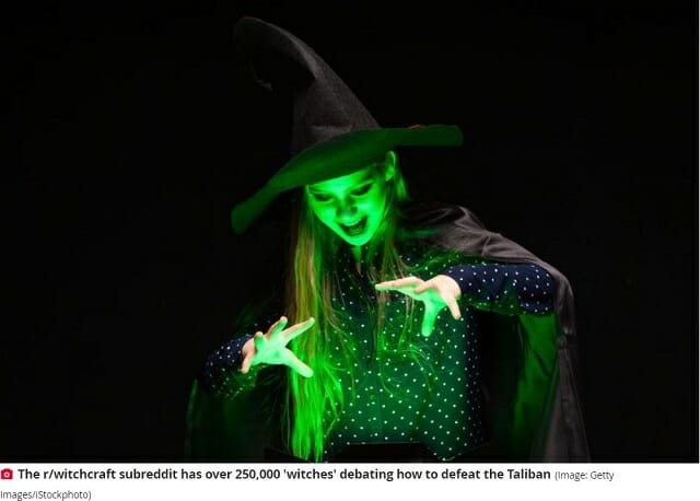世界中の魔女が結束、タリバンを集団呪殺へ!! 呪い返しの危険を顧みず… スピリチュアル最終決戦の行方は!?の画像1