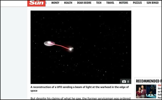 UFOを目撃して口留めされた将校の画像2