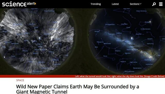 太陽系は巨大な磁気トンネルに囲まれていると判明! 全長は1000光年、宇宙観に画期的アップデート!の画像1