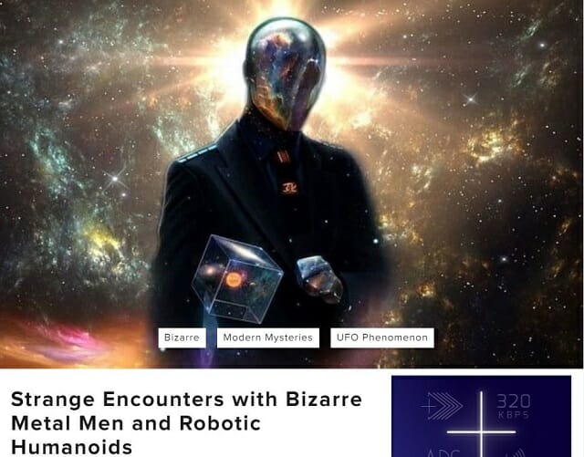 【写真アリ】全身金属ボディの激レア宇宙人「メタルマン」とは!? 眼から光線、ハミング音、原発周辺に潜伏… ガチ目撃例3選!の画像1