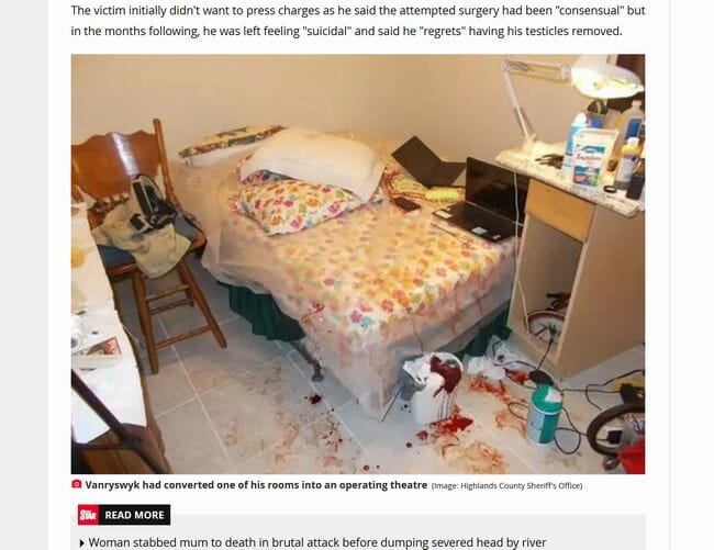 睾丸摘出を望む男に行われた「闇手術」の現場が恐ろしい! 去勢フェチの間で横行する違法な医療行為の実態の画像3