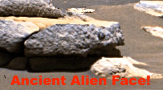 火星で古代宇宙人の彫像発見、驚きの顔面ついに判明! 遺伝子操作で瞼をサングラス化していた事実も… NASAは隠蔽かの画像3